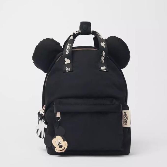 Tas Ransel anak Backpack mickey Black Zara