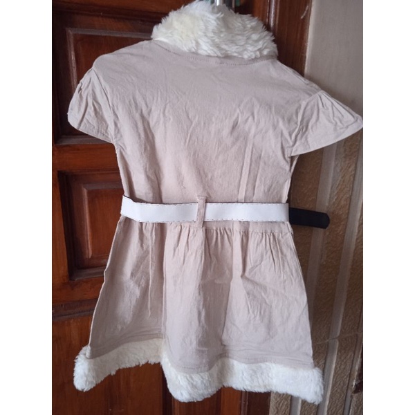 PL Dress bulu anak