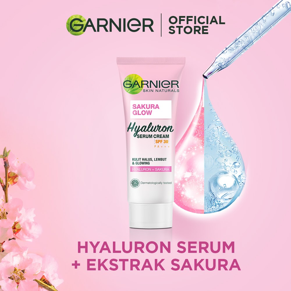 Garnier Sakura Glow Serum Day Cream SPF30/PA+++ Skin Care - 50 ml