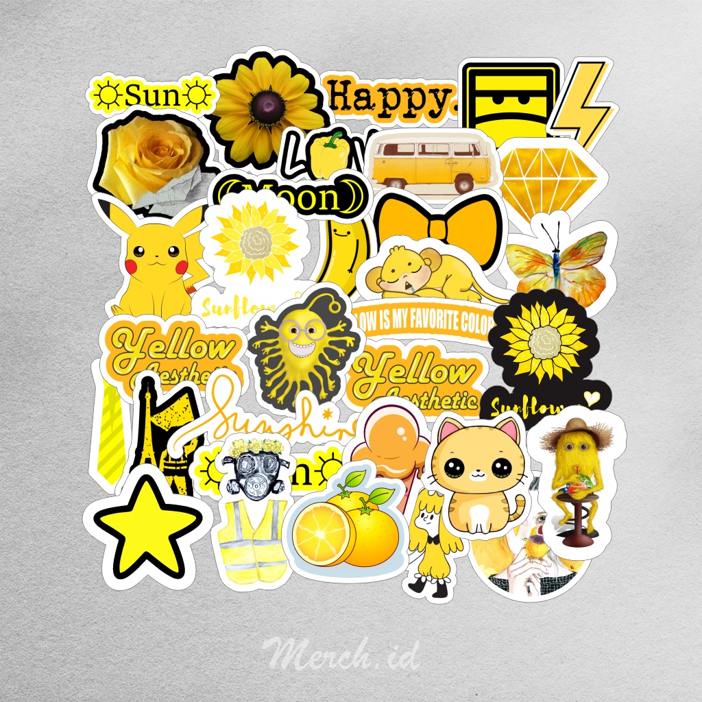 

STIKER CASE HP LAPTOP STIKER AESTHETIC TUMBLR YELLOW VERSION