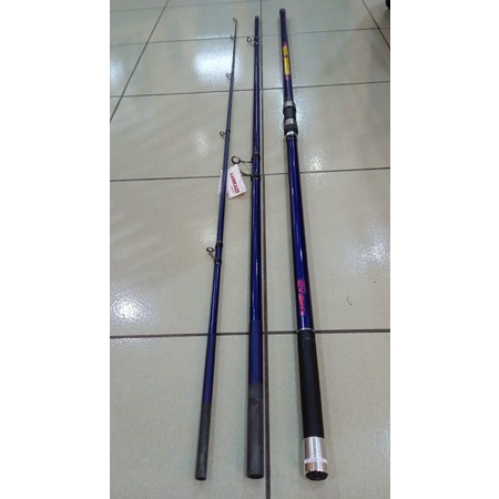 Joran Pasiran Joran Surf Kamikaze Oceanic Surf Seri Terbaru 390 420 sambung 3 action hard Super kaku