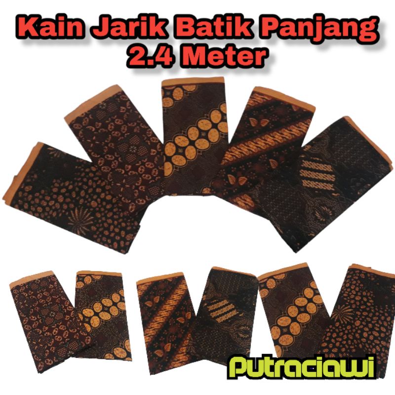 Kain Batik Panjang Jarik / Kain Jarit Jarik Panjang 2,4M Murah Berkualitas Asli Pekalongan Untuk Lah
