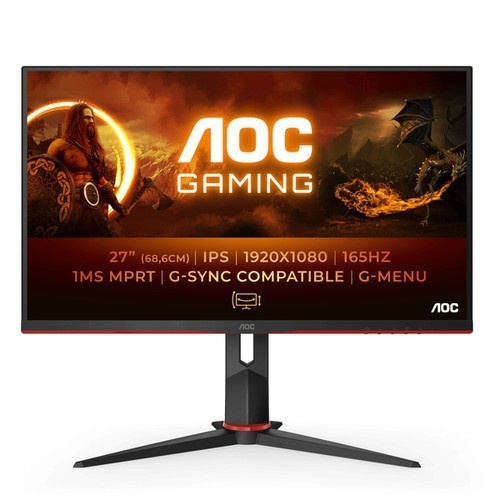 Monitor AOC 24G2SPU [ 24 Inch IPS 1080p - 165Hz - HDMI DP - Speaker USB - Vertikal ]