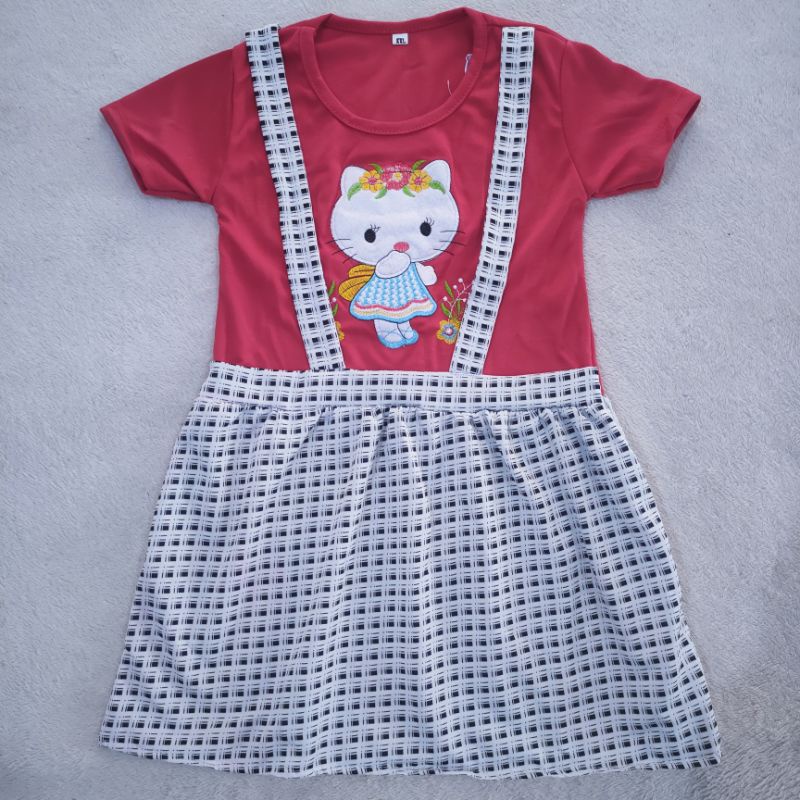 Dress anak cewek 3 4 tahun baju harian anak perempuan wanita cewek ( dress JKT 01 )6