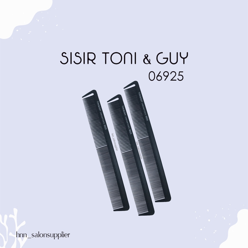 Alat Sisir Potong Rambut Salon Professional Toni and Guy Carbon Antitastic 06925