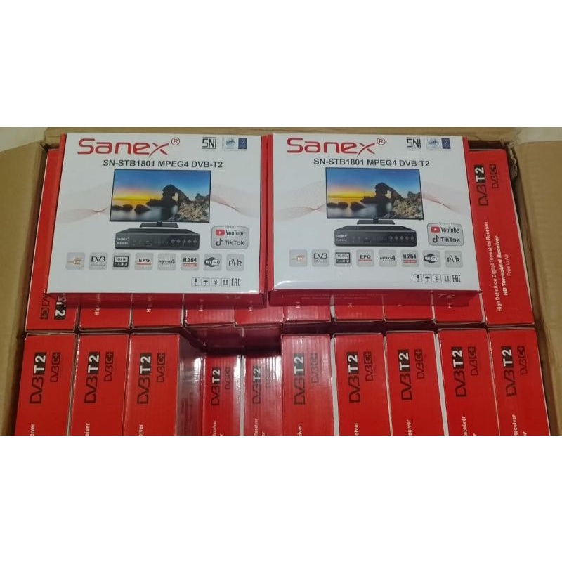 Jual SET TOP BOX SANEX DVBT2 Shopee Indonesia