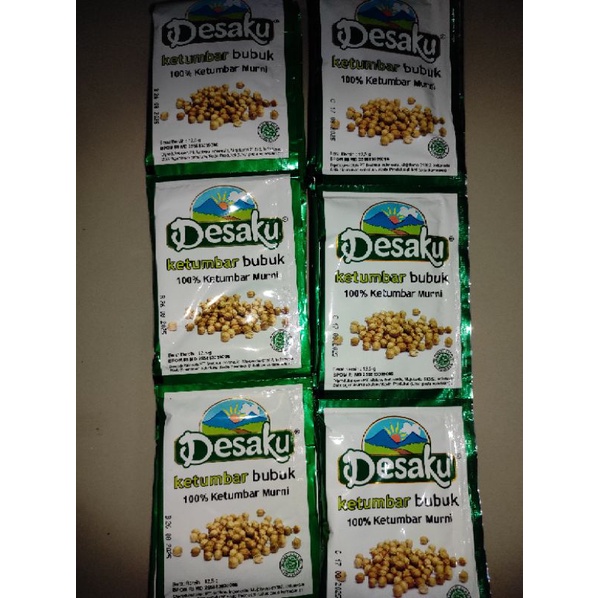 

Desaku KETUMBAR Bubuk 1 renteng renceng isi 12 @12,5g