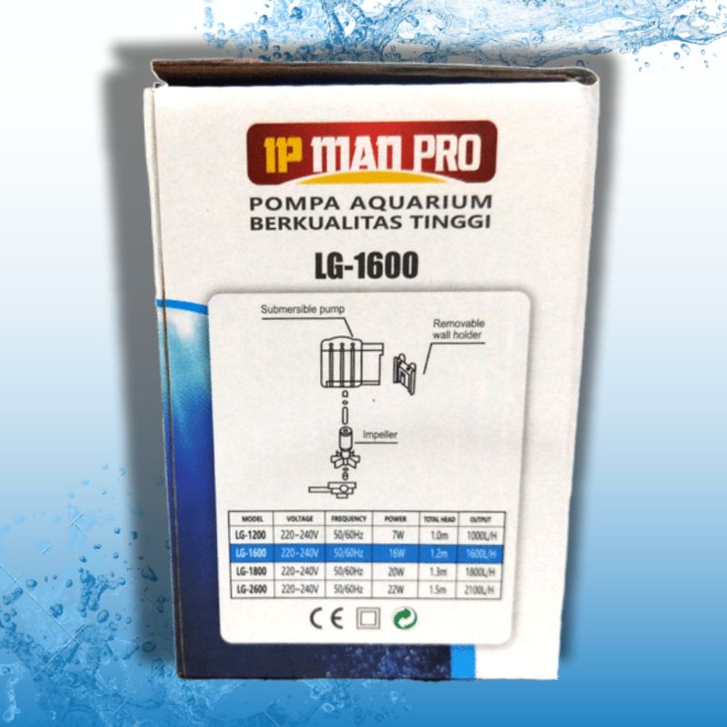 Pompa Aquarium Power Heads IP MAN PRO LG 1600
