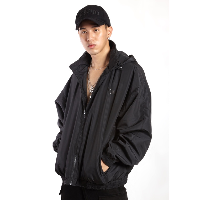OCWA OVERSIZED WATER PROOF REVO JACKET BLACK