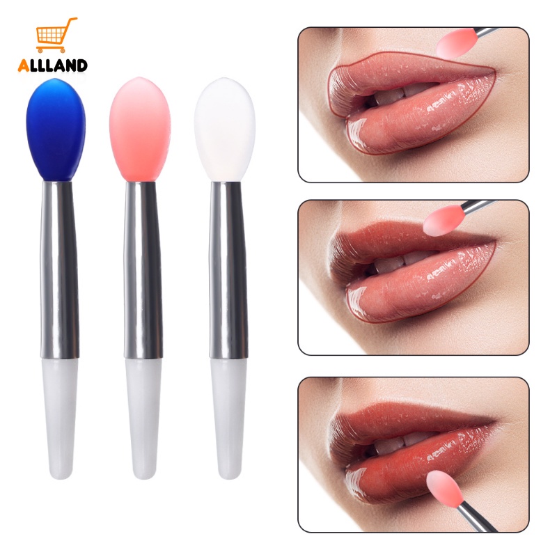 Brush Silikon Mini Aplikator Masker Bibir / Eyeshadow Tahan Lama Ramah Kulit Mudah Dibersihkan