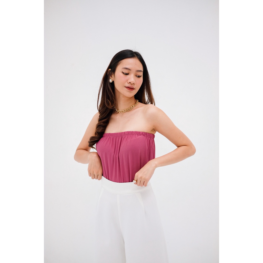 Kemben Tube Top Crop Top Tanktop Kemben Camisole (bahan strech bisa sampai big size)