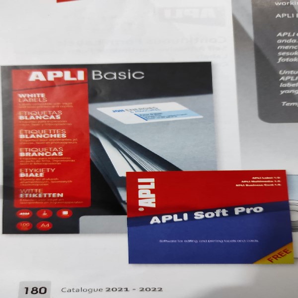 APLI LABEL BASIC A4 48,5 x 25,4 MM 4.400 LABEL REF 12516 (LOKAL)