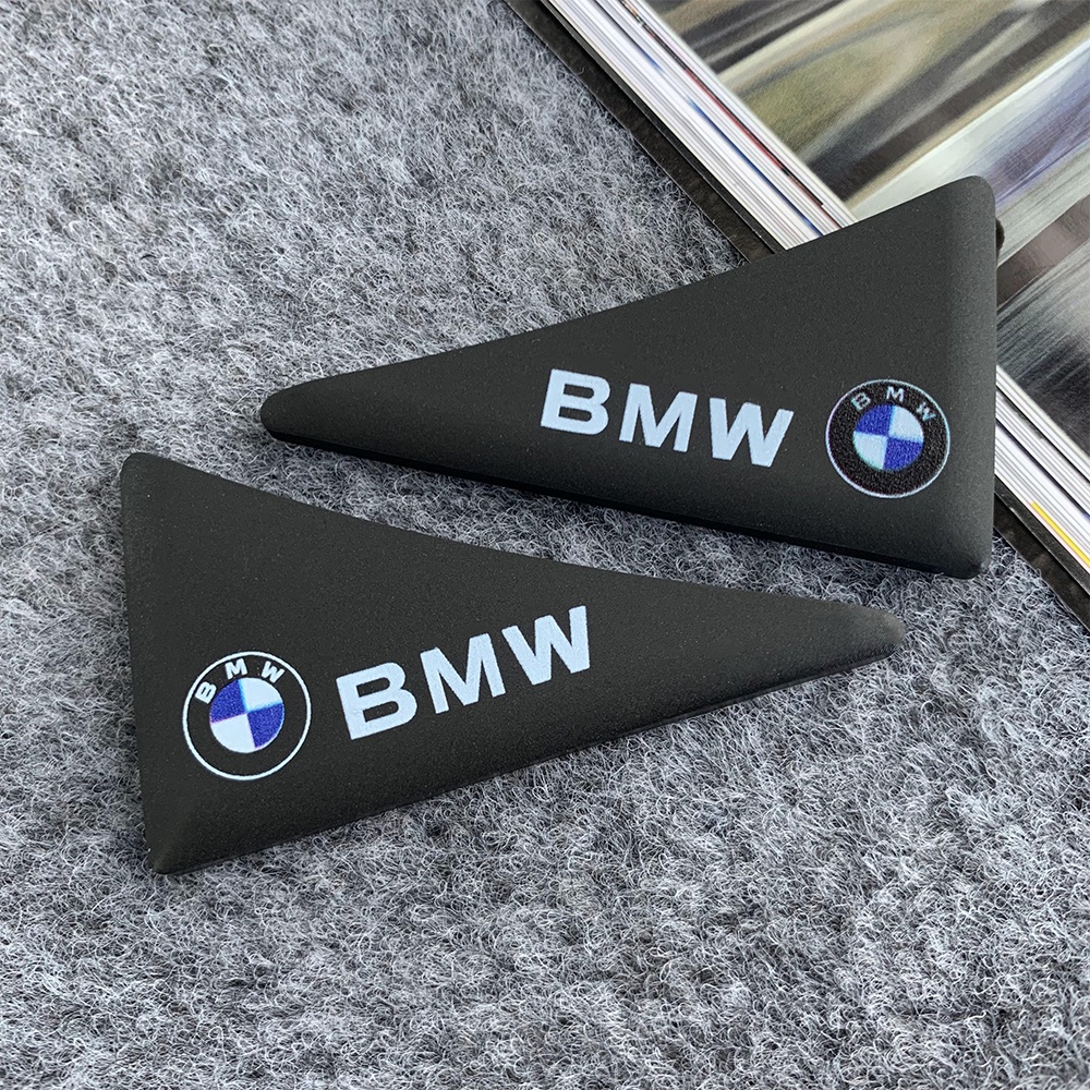 BMW Stiker Perlindungan Sudut Pintu Mobil Anti Tabrakan Gores Silikon Logo Karet 1 2 3 4 5 6 7 seri X1 X3 X4 X5 X6 F10 F30