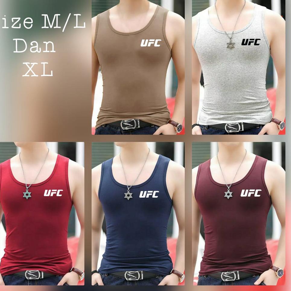 Stok Terbatas bisa COD / SINGLET UFC-mukzhop // singlet pria// singlet murah