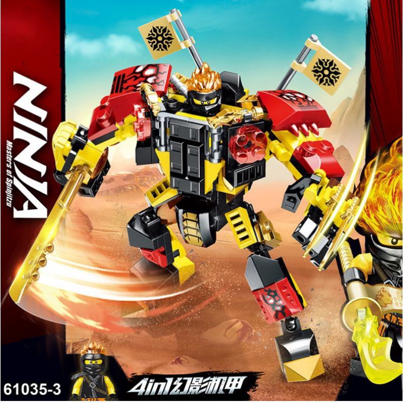 mainan anak Lego ninjago robot COLE Minifigure + Robot senjata lengakap terbaru murah ninjago rambut