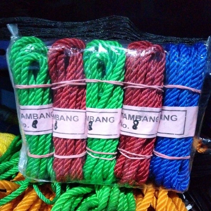 TALI TAMBANG TALI TAMPAR TALI NYLON 8MM 3 METER
