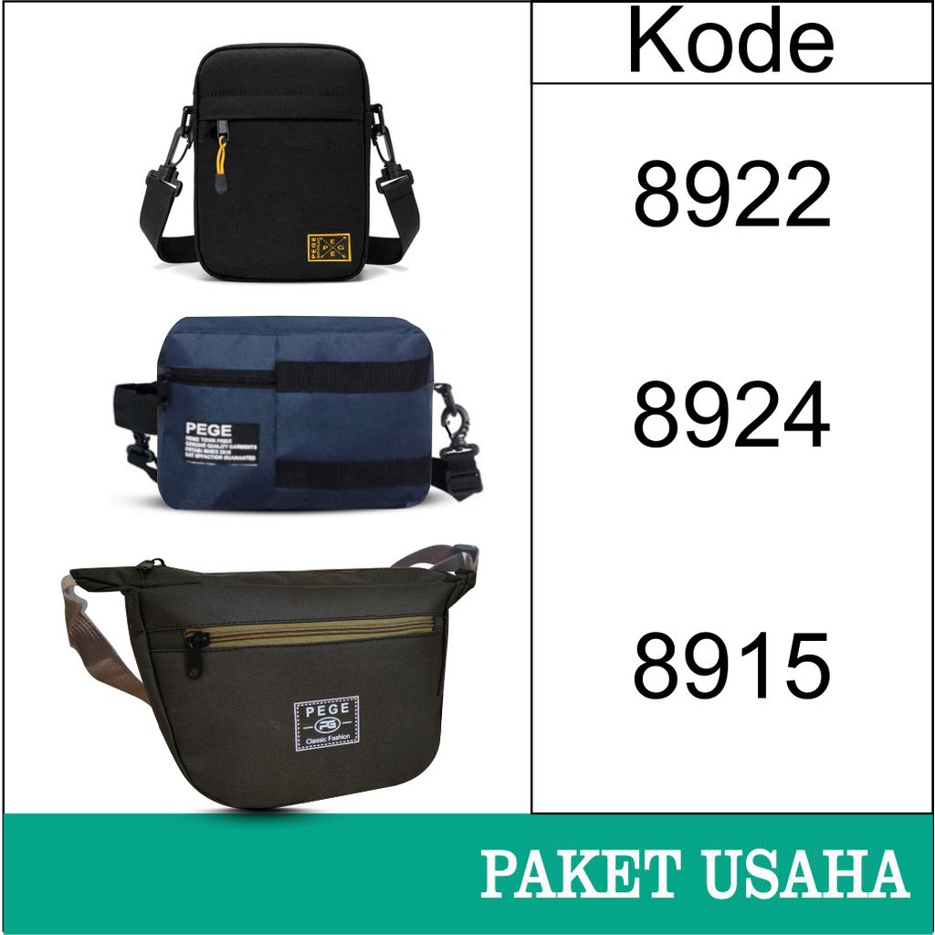 Paket Usaha Tas Model Selempang Waistbag Slingbag - PG Paket Usaha 1