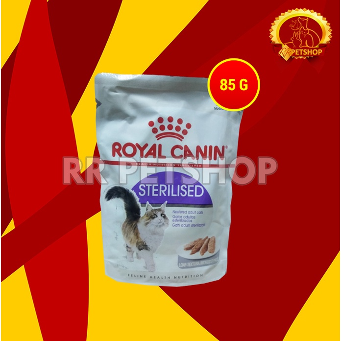 Makanan Basah Kucing Steril Royal Canin Sterillised Cat Food 85 Gram