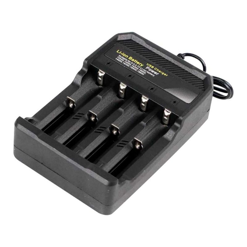 Taffware Charger Baterai USB Lithium 18650 4 Slot - MS-5D84A