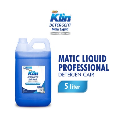 Soklin Deterjen Cair Matic Professional Solution Jerigen 5 Liter galon