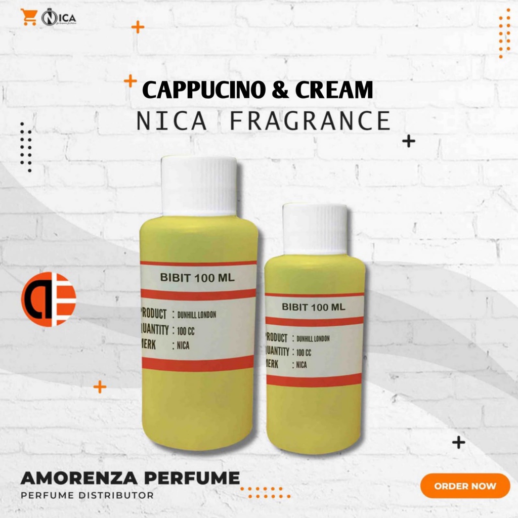 Bibit Parfum Murni CAPPUCINO &amp; CREAM - CREAME Nica fragrance