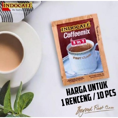 KOPI INDOCAFE COFFEMIX 1 RENCENG ISI 10 PCS