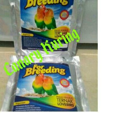 "for Breeding Lovebird" Pakan khusus ternak burung Lovebird