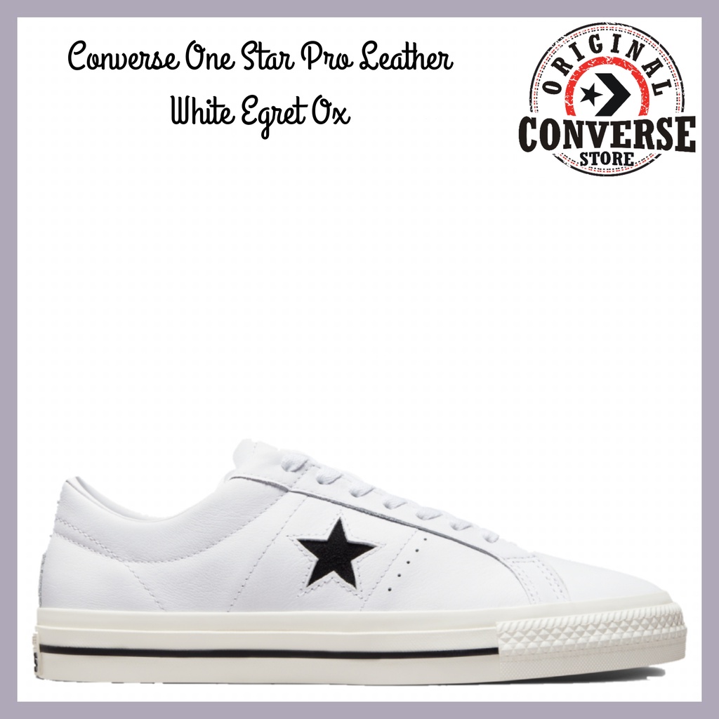 ORIGINAL CONVERAE ONE STAR PRO LEATHER WHITE EGRET Ox A02139C