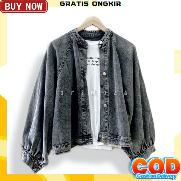 Jaket Jins Wanita Over Size Jaket Lepis Jacket Jeans Wanita Murah Jaket Wanita Korea Import Cwe Dist