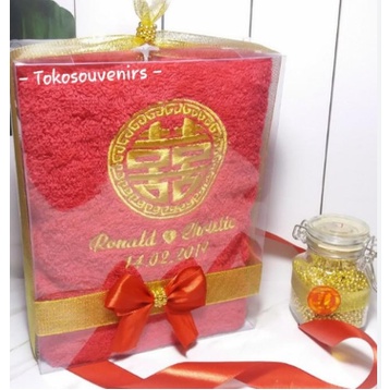 mika souvenir 23x19x7 kotak full mika kemasan souvenir handuk dan sajadah