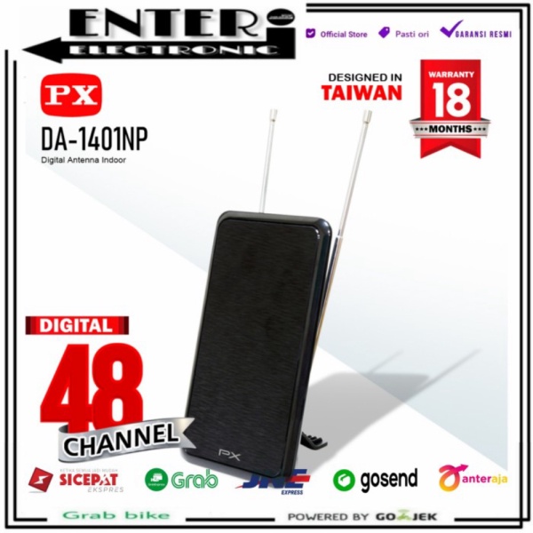 PX ANTENA DA 1401 NP - PX INDOOR ANTENA TV DIGITAL DA1401NP PX DA1401 Diskon