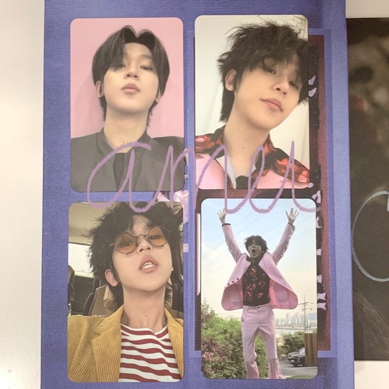 photocard pc bigna big naughty & album only signed poster big naughty