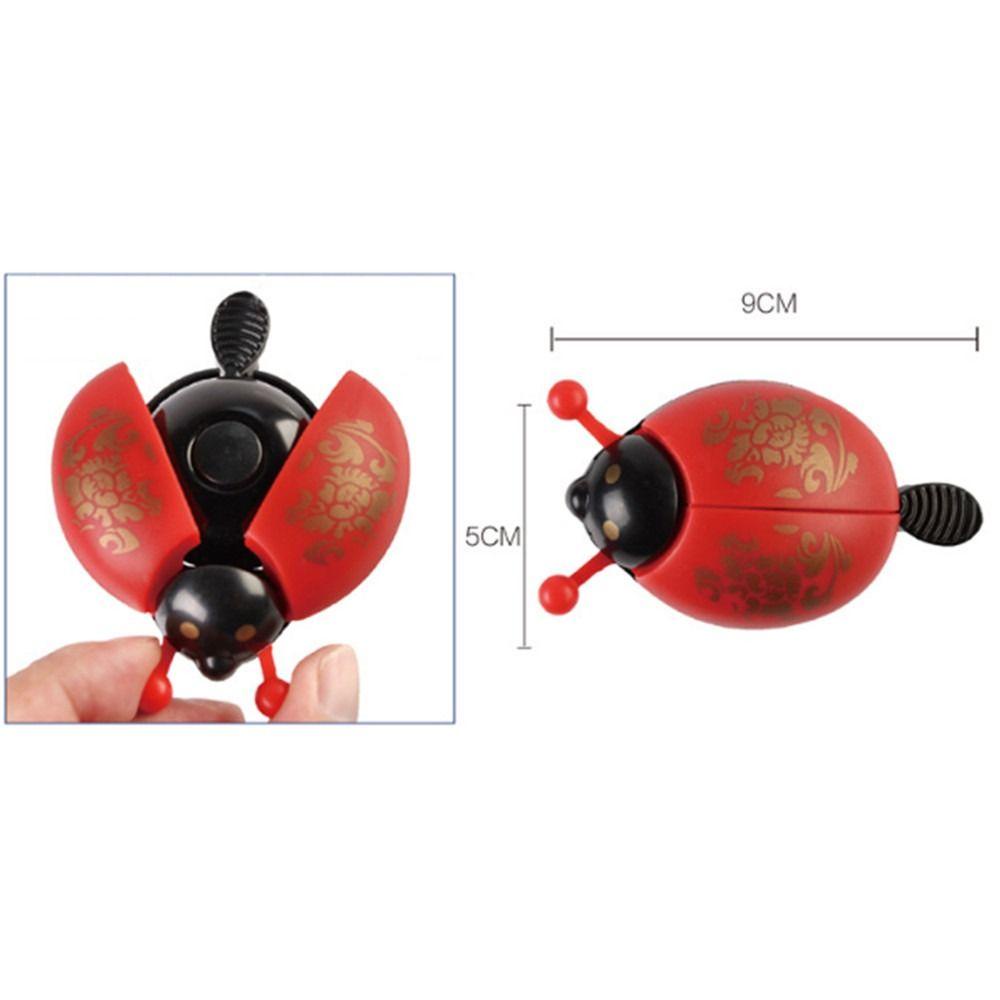 Populer 2Pcs Sepeda Ladybug Bell Kartun MTB Anak Stang Sepeda Bell