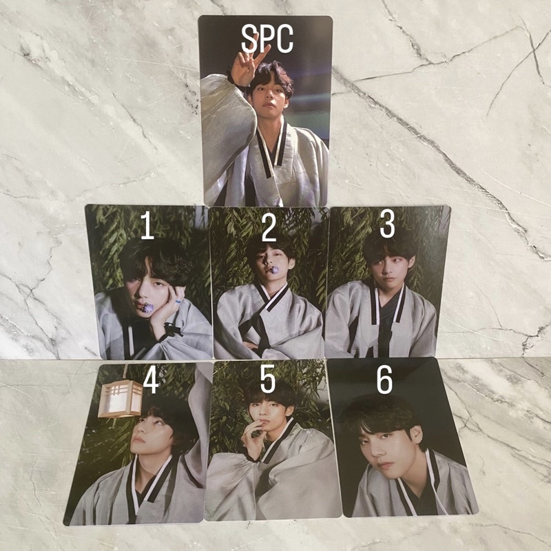 BTS dalmajung V taehyung tae 2022 pc mpc memberset member mini photocard official ytc hybe ptd sys l