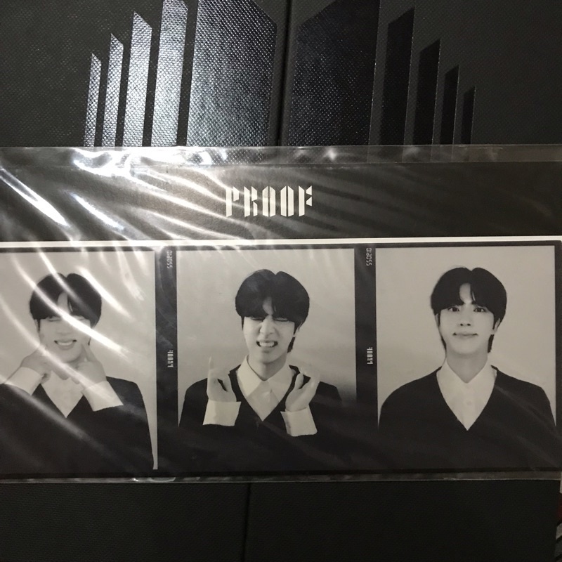 TRIPTYCH JIN BTS POB PROOF WEVERSE