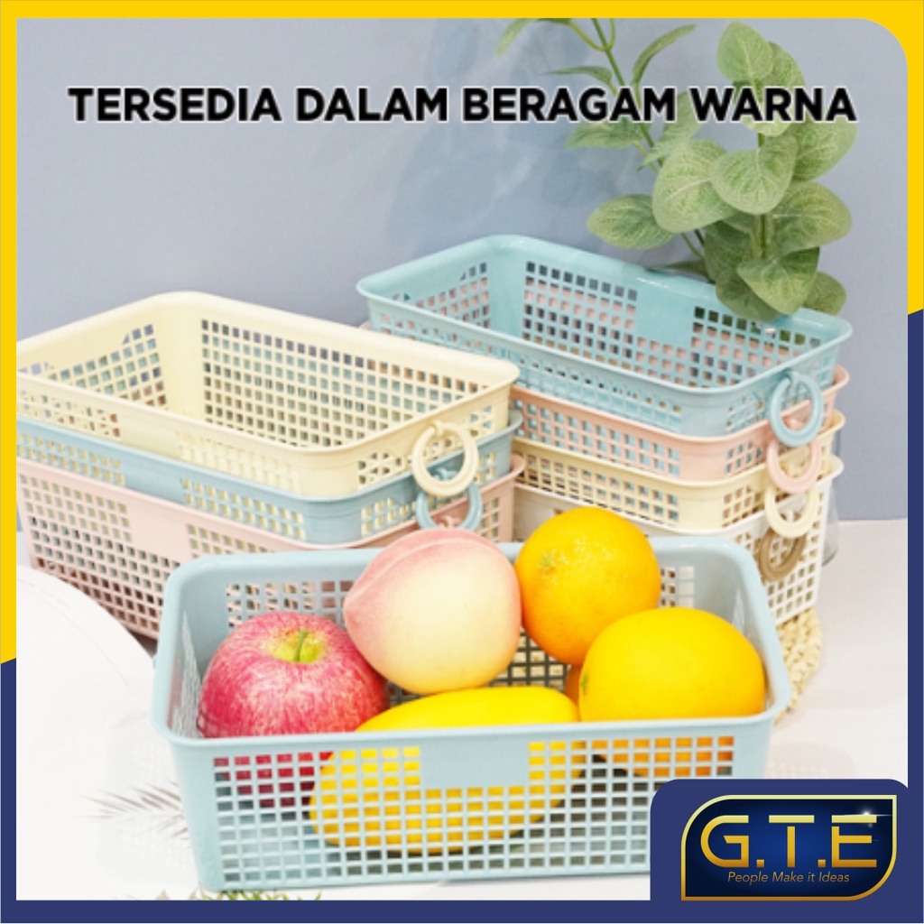 GTE | STORAGE BASKET | KOTAK PENYIMPANAN | KERANJANG BUAH | STORAGE TWO HANDLES