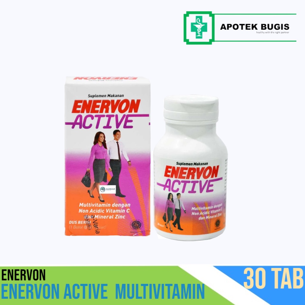 ENERVON Active - 30 Tablet Multivitamin Menjaga Daya Tahan Tubuh