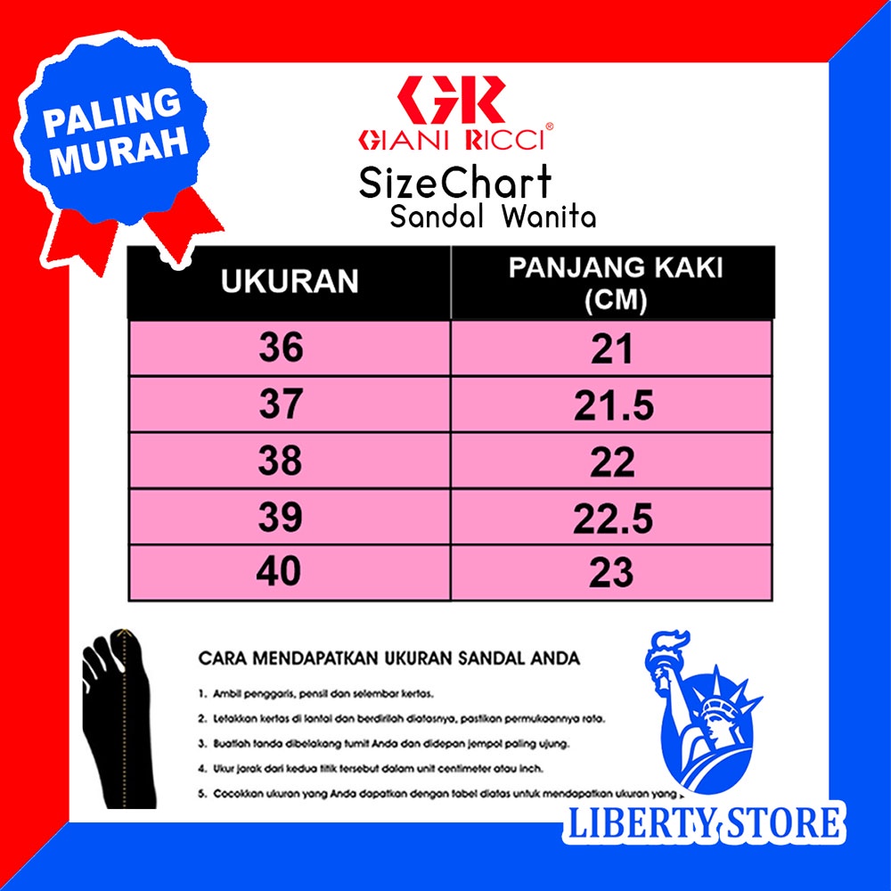 Sandal Fashion Wanita DEWASA Kekinian GIANI RICCI VIOLA 31