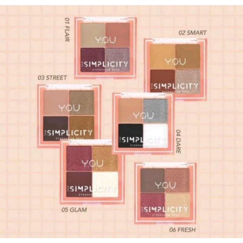 YOU EYESHADOW SIMPLICITY QUAD Z