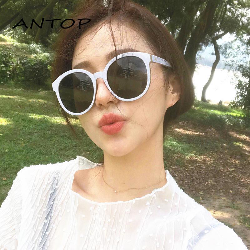 Korea Fashion Design KM86 Kacamata Hitam Kacamata Pelindung UV Sunglasses Wanita