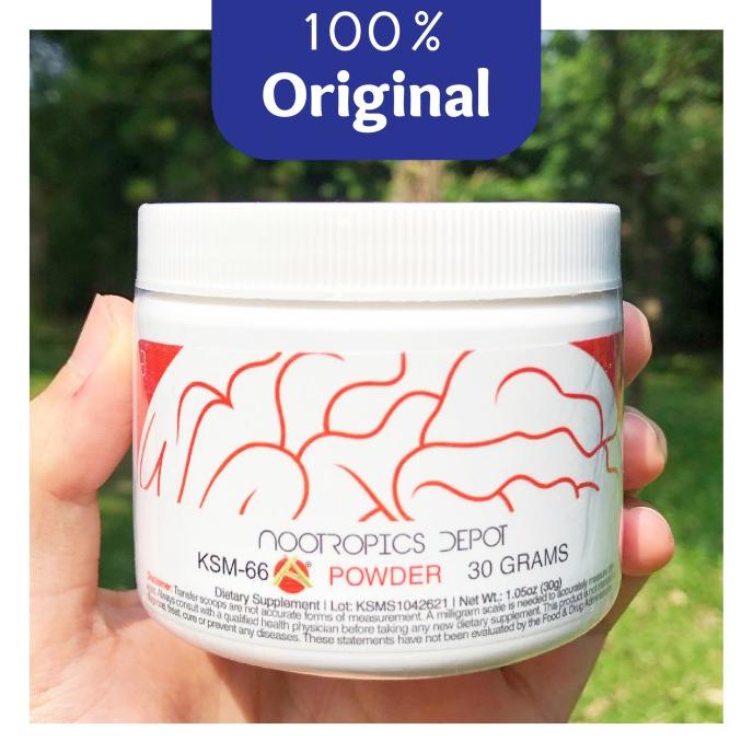 KSM 66-Ashwagandha 30 Gram | Nootropics| Meningkatkan Mood Super Kuat|