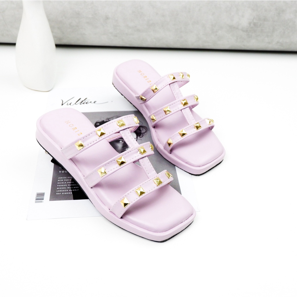 Sendal Wanita Kekinian Sandal Fashion Casual Ring Stude Wanita MC-AB 61
