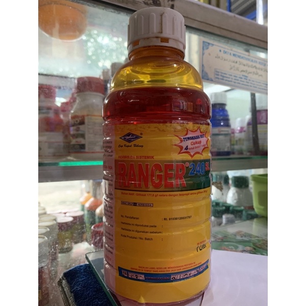 OBAT RUMPUT RANGER 240SL Glifosat 177,8 g/l HERBISIDA SISTEMIK