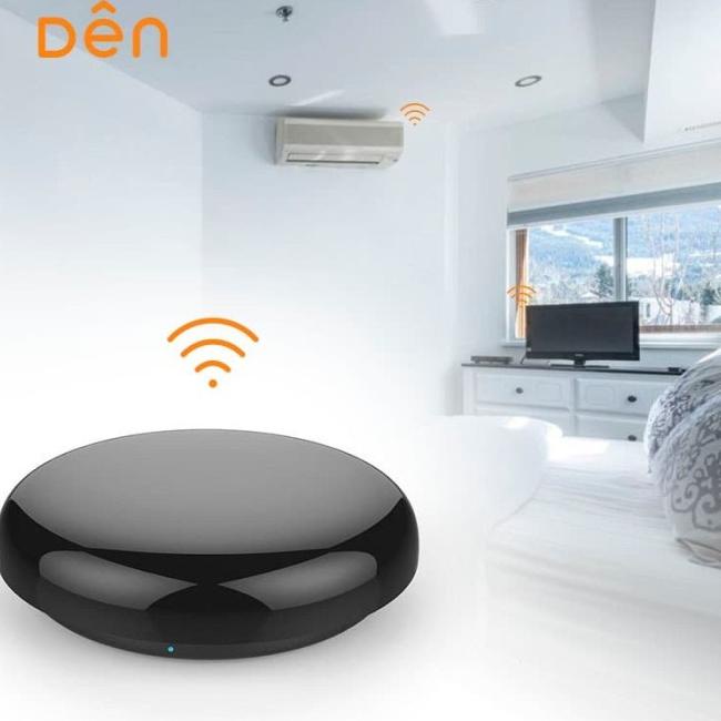 DEN Smart WiFi Universal IR Remote Blaster - Kontrol TV, AC dan IR