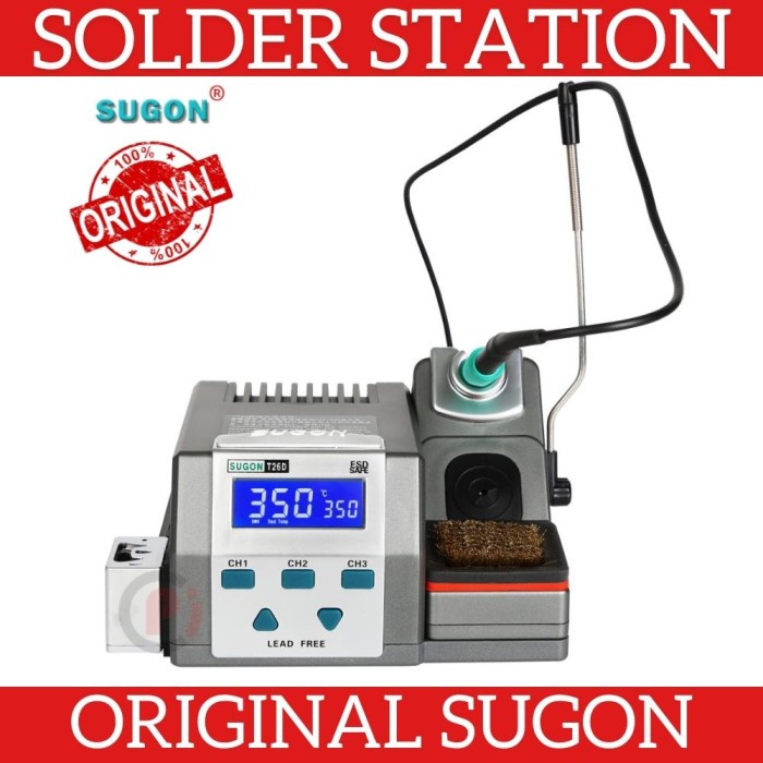 ORIGINAL SUGON T26D Solder Station Kualitas PREMIUM Fast Heating