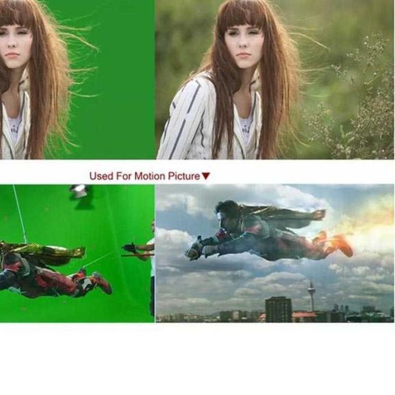 Kain Background/Backdrop Studio Fotografi 2x3 Meter - Putih