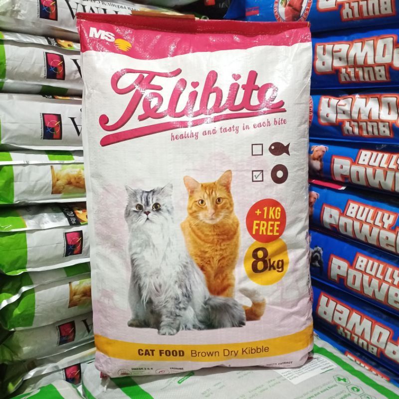 Gojek Makanan kucing Felibite 8kg bentuk donat