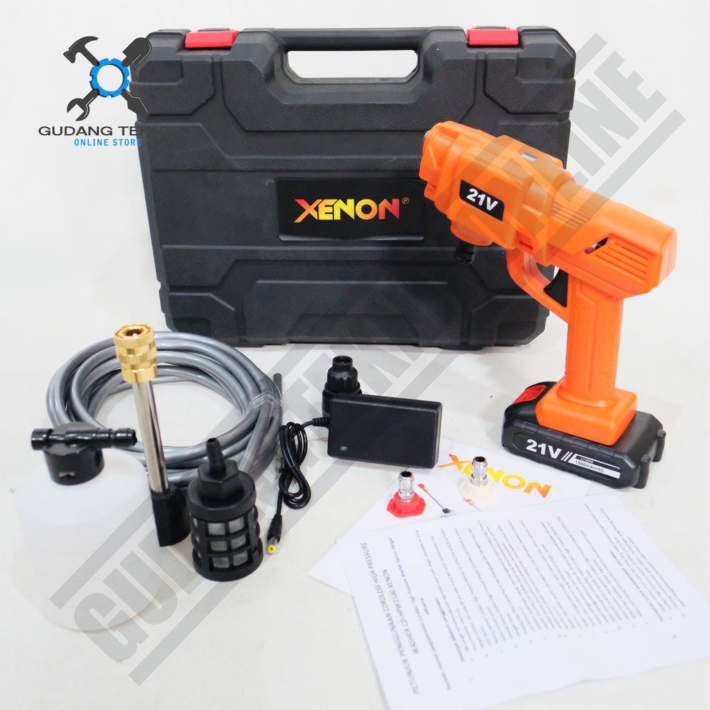 Mesin Cuci Mobil Motor Cas BATERAI CD-HPW400 CD-HPW2160 XENON / Jet Cleaner High Pressure Washer Charger CORDLESS CD-HPW400 CD-HPW2160 XENON