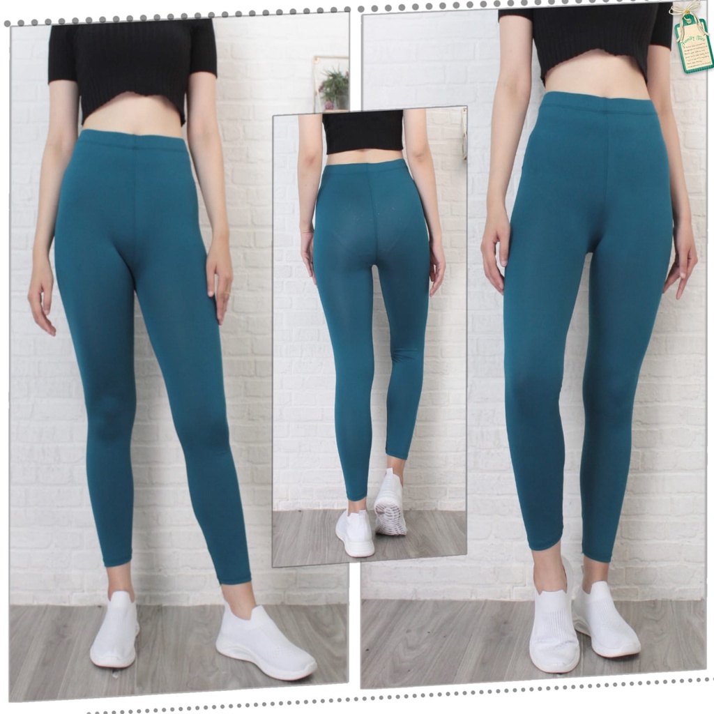 Leging Wanita Dewasa Panjang - Lejing Wanita Tebal -  Celana Legging Panjang Wanita Legging Dewasa Leging Polos-TOSCA