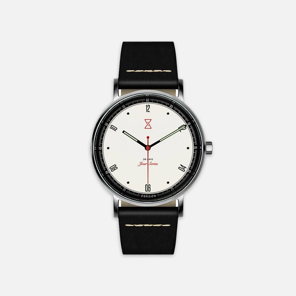 Jam Tangan Dekade World Jour Pure White Pria dan Wanita